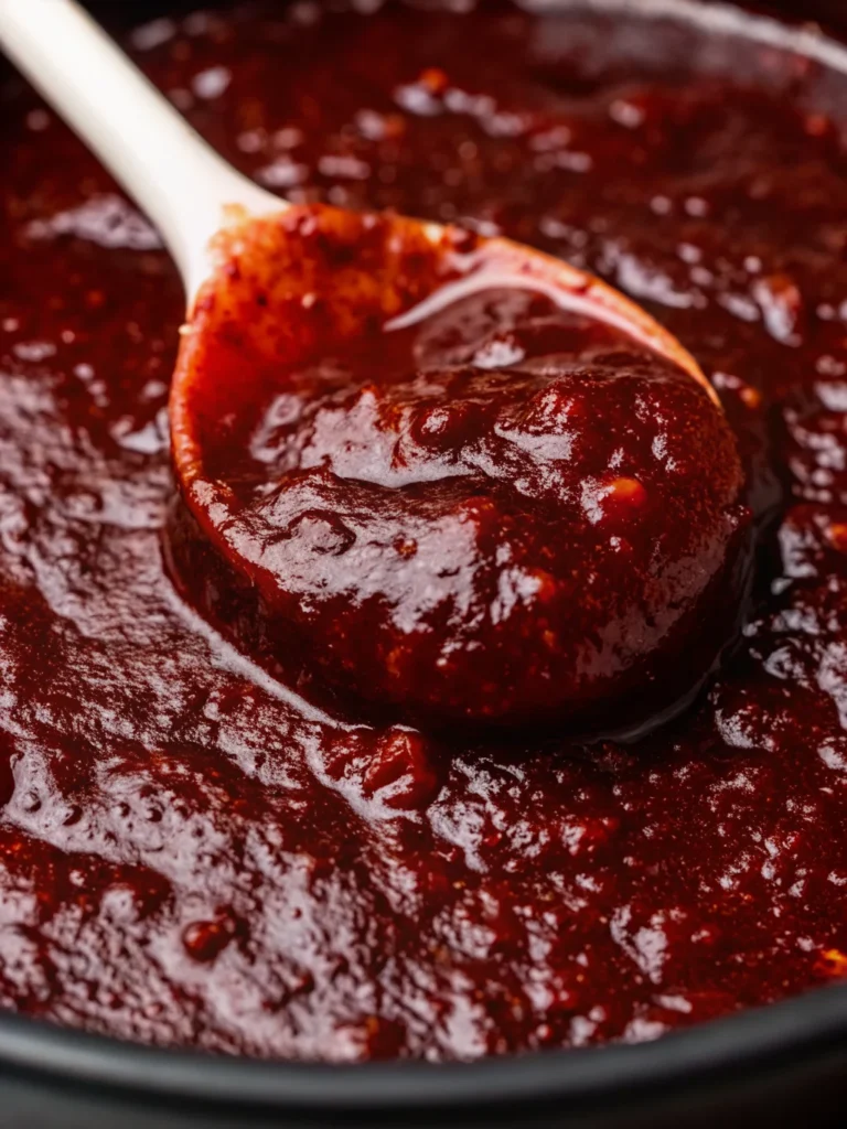 Slow Cooker Christmas Jam Recipe made with cranberries, strawberries, and festive spices