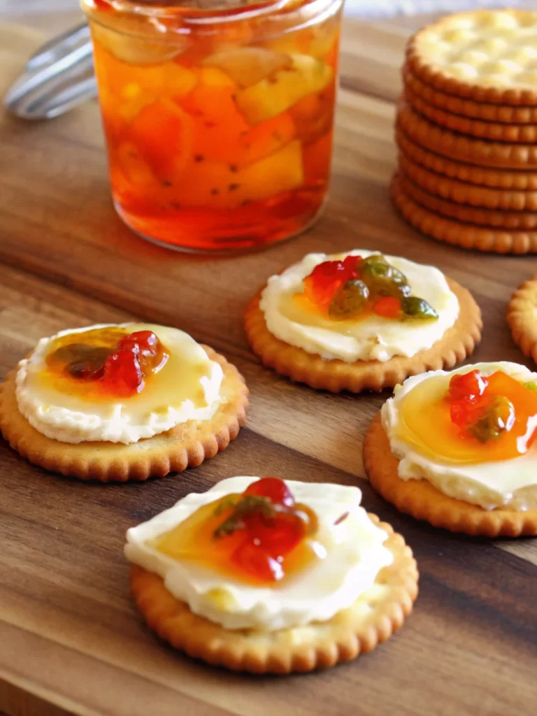 Homemade jalapeno pepper jam recipe with bell peppers in mason jars.